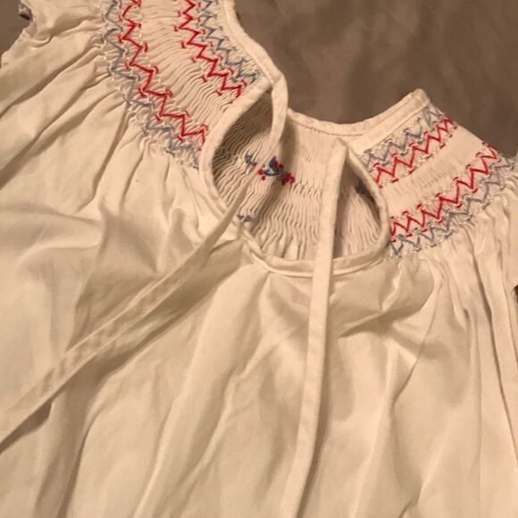 Castles and Crowns White w Red & Blue Dress - 3T - Picture 6 of 7